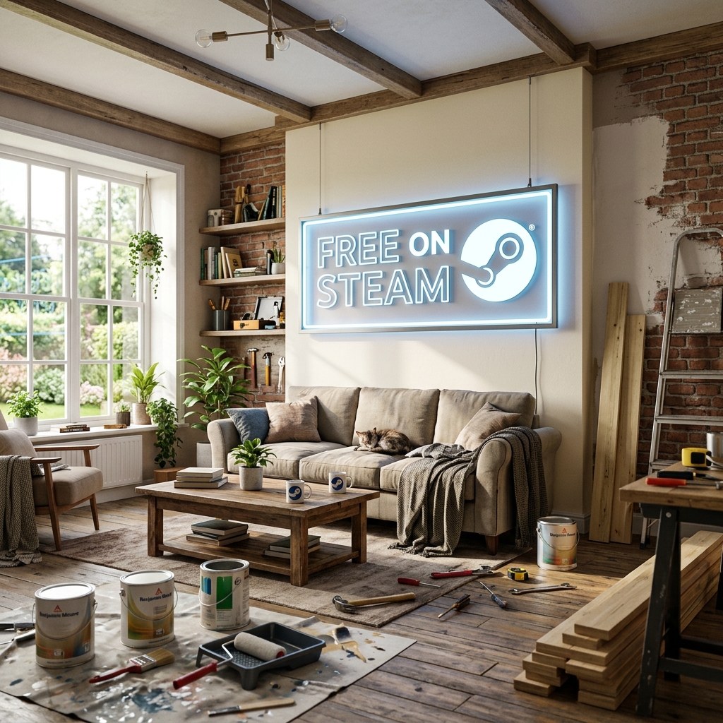 House Flipper is FREE to Keep on Steam (Until Tonight!)