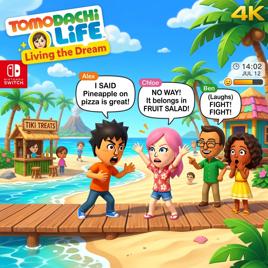 TOMODACHI LIFE: LIVING THE DREAM IS OUT TODAY — AND IT’S ALREADY STARTING FIGHTS ON YOUR ISLAND (NOT ONLINE)