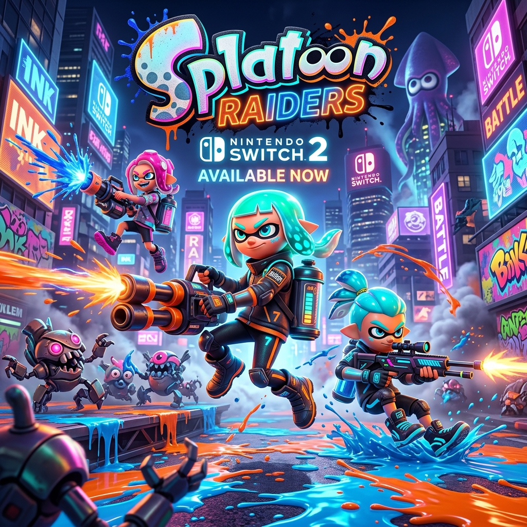 Splatoon Raiders gets a release date: July 23 on Switch 2