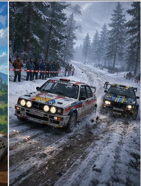 Assetto Corsa Rally update adds 1990s classics and expands dynamic snow