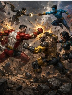 Invincible VS launches today with brutal 3v3 tag-team superhero combat
