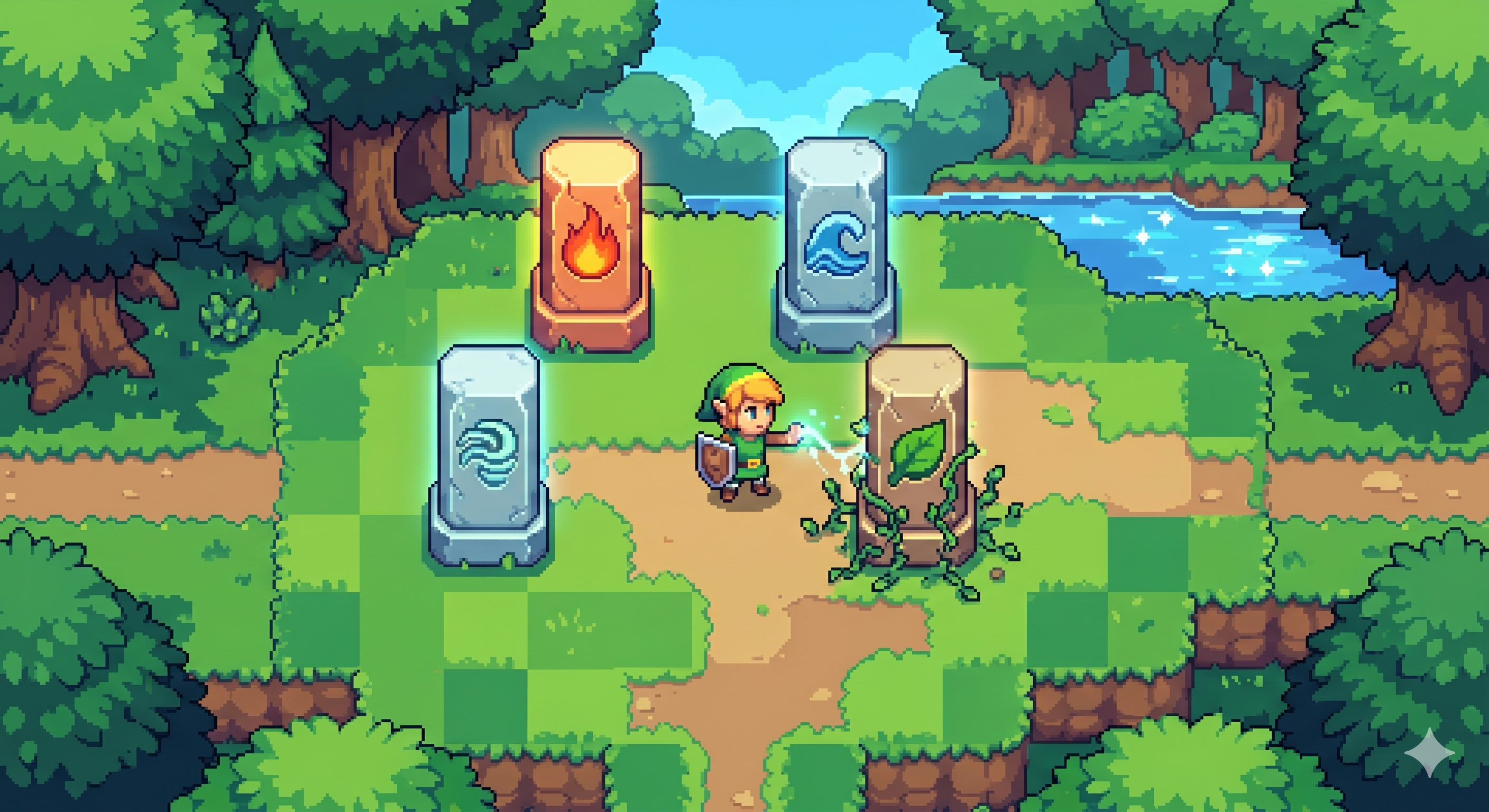Elementallis brings 16-bit Zelda-style puzzles to PC and consoles