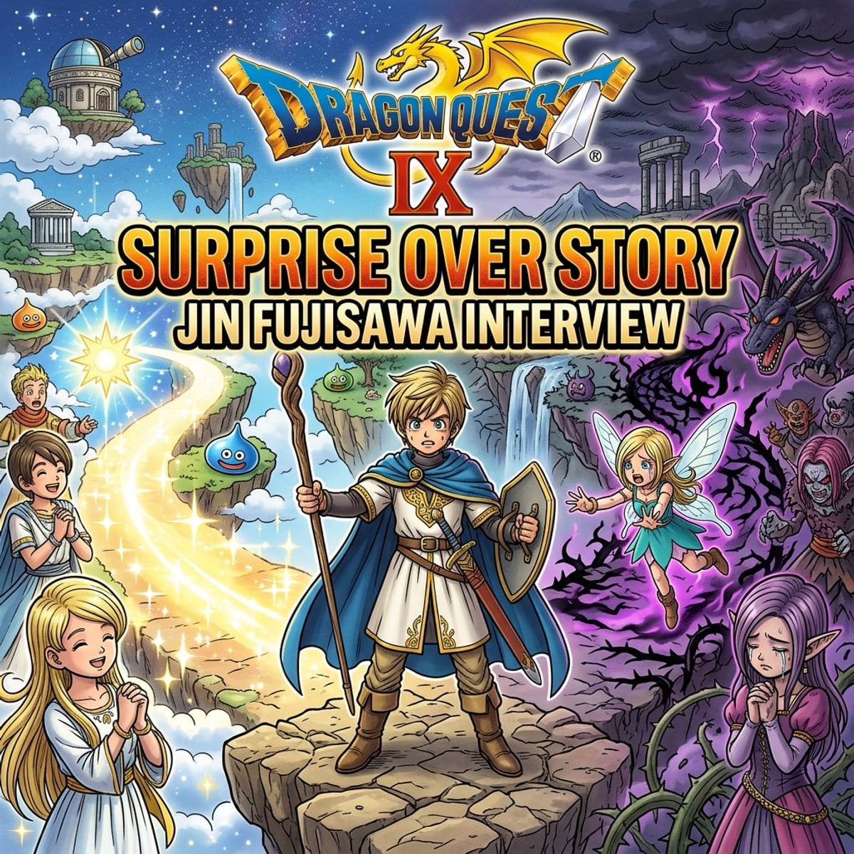 Dragon Quest 9 director says the real challenge is surprising players, not just making them cry