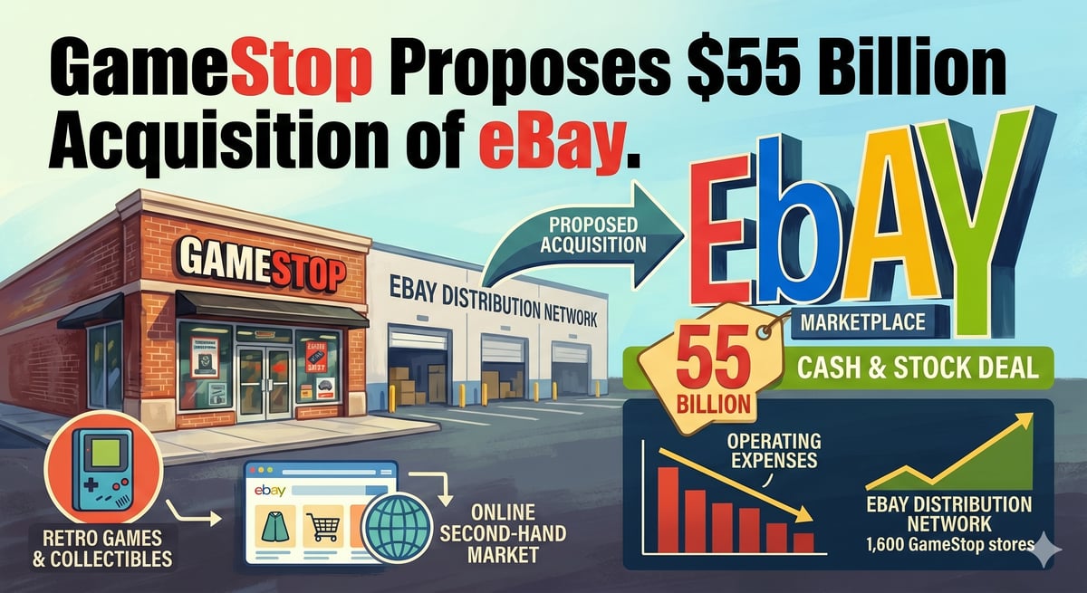 GameStop proposes $55 billion acquisition of eBay