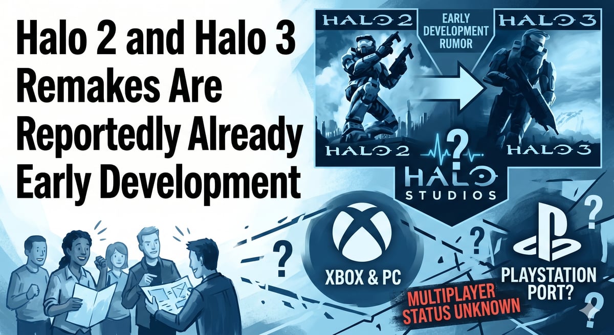 Halo 2 and Halo 3 remakes are reportedly already in early development