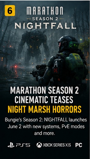 Marathon Season 2 cinematic teases Night Marsh horrors