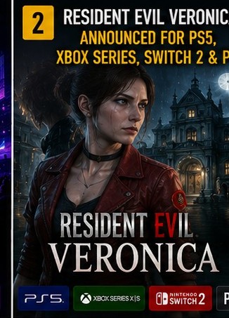 Resident Evil Veronica announced for PS5, Xbox Series, Switch 2 and PC