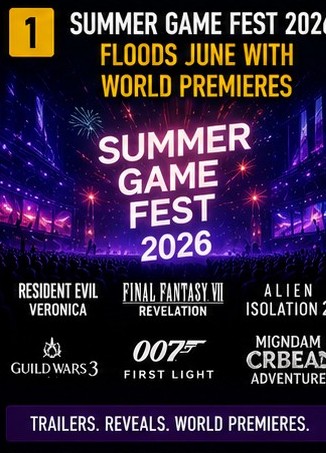 Summer Game Fest 2026 floods June with world premieres