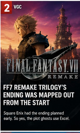 Final Fantasy 7 Remake trilogy’s ending was mapped out from the start