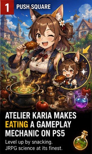 Atelier Karia Makes Eating a Gameplay Mechanic on PS5
