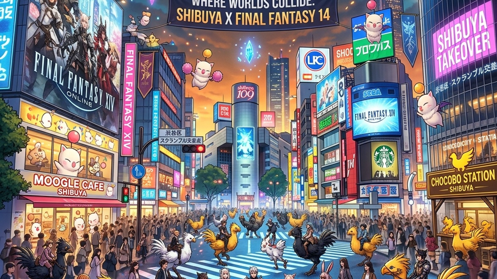 Tokyo’s Shibuya region is giving residents Final Fantasy 14 in-game items for donating their taxes