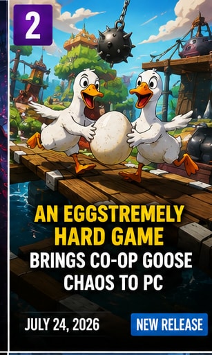 An Eggstremely Hard Game Brings Cooperative Goose Chaos to PC