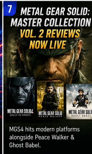 Metal Gear Solid: Master Collection Vol. 2 Reviews Begin Appearing