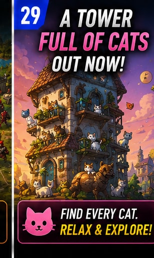 A Tower Full of Cats Arrives on Xbox