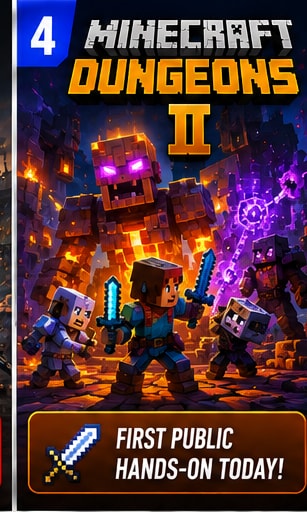 Minecraft Dungeons II Gets Its First Public Hands-On Demo