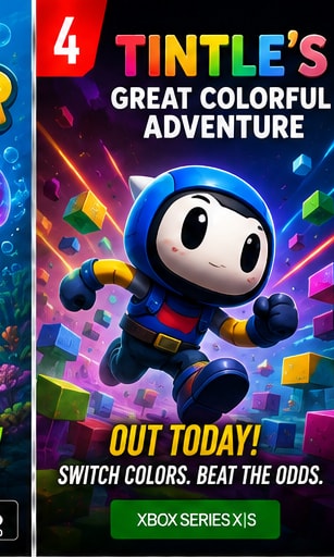 Tintle's Great Colorful Adventure Launches on Xbox