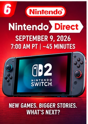Nintendo Direct Is Now Two Days Away