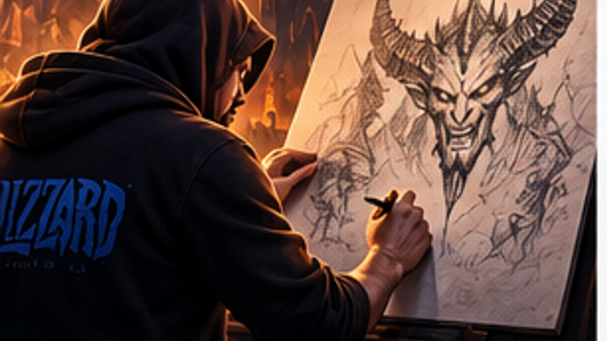 Diablo Immortal Hosts Live Artist Drawing Session at BlizzCon