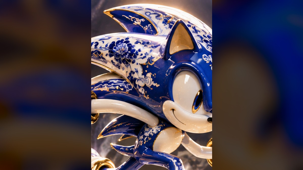 Sega Celebrates Sonic's 35th Anniversary With a $6,300 Porcelain Hedgehog