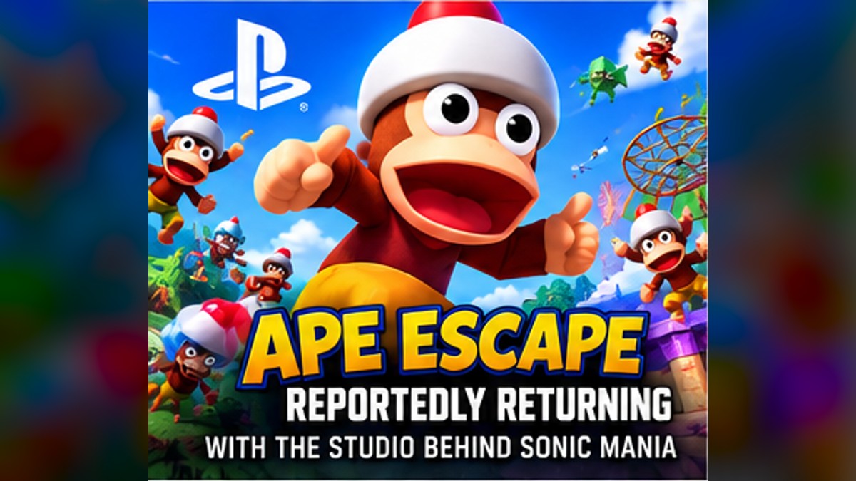 Ape Escape Reportedly Returning with the Studio Behind Sonic Mania