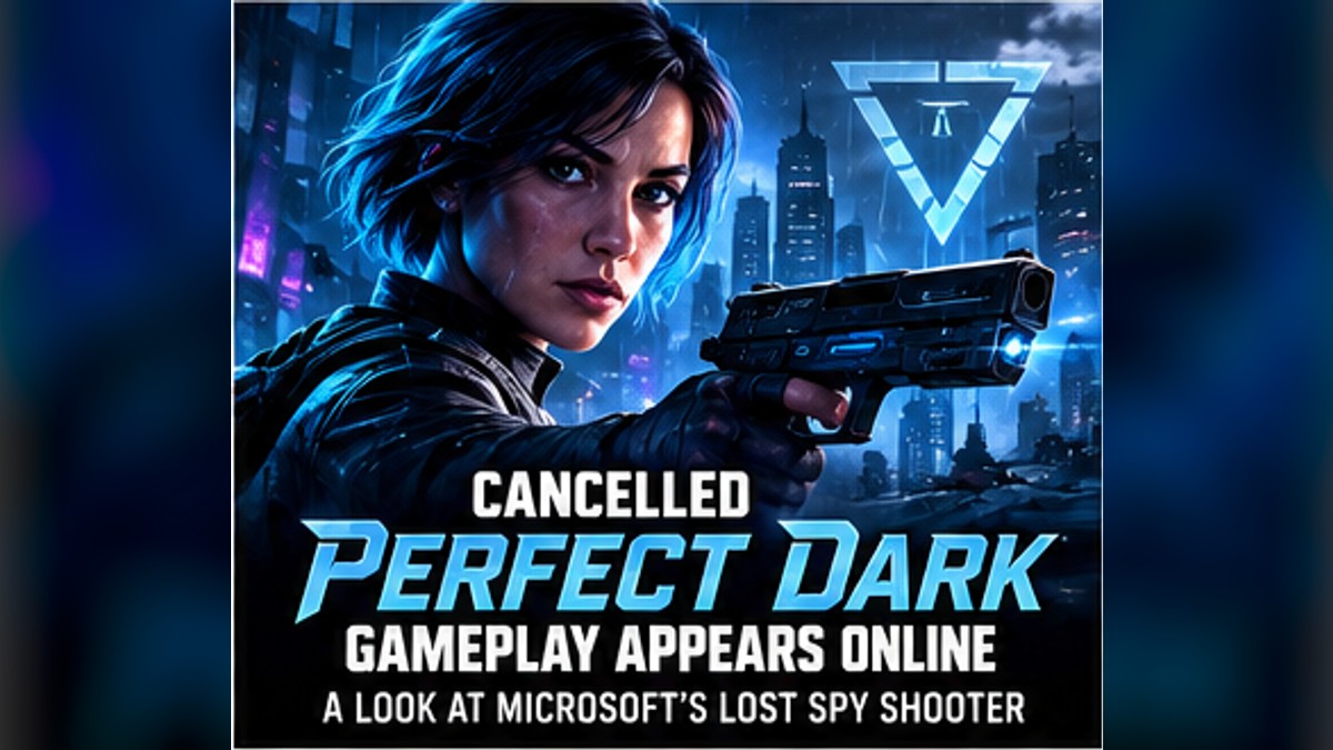 Cancelled Perfect Dark Gameplay Appears Online Showing Microsoft's Lost Spy Shooter