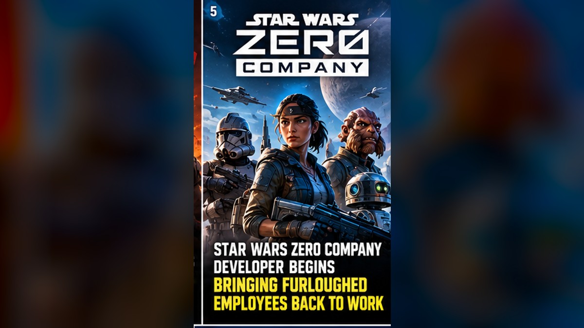 Star Wars Zero Company Developer Begins Bringing Furloughed Employees Back to Work