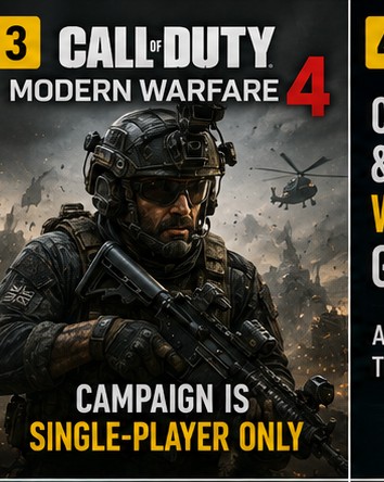 Call of Duty: Modern Warfare 4 campaign is single-player only